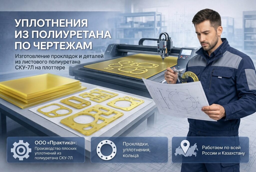 Изготовление прокладок из полиуретана